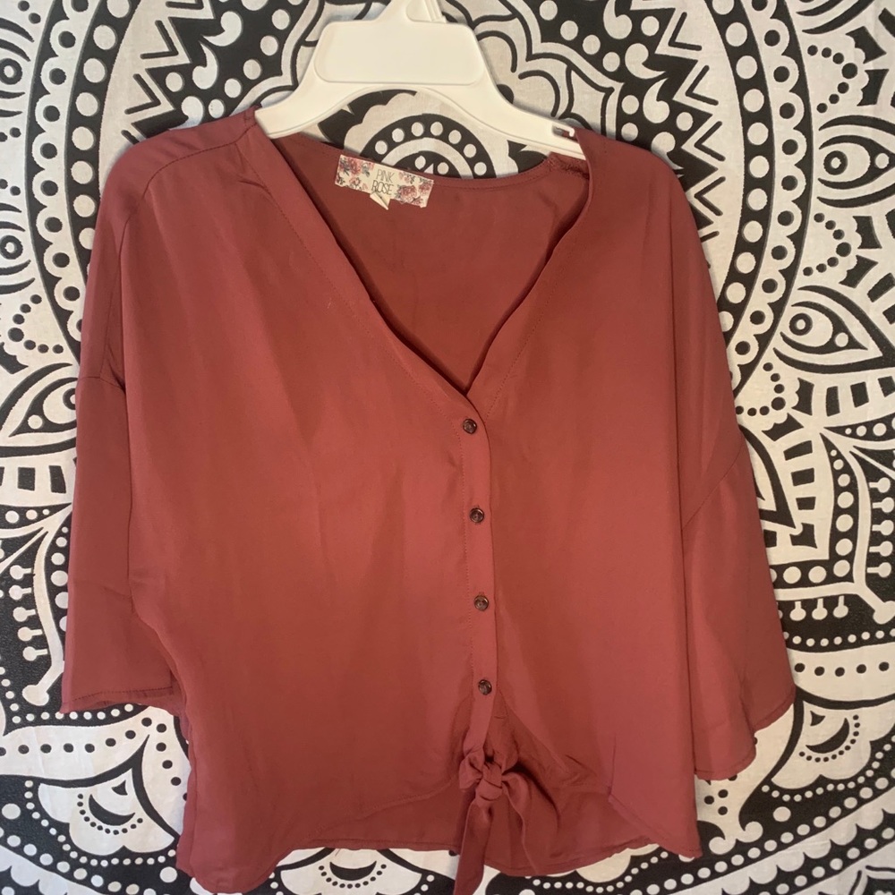 PINK ROSE- Maeve blouse